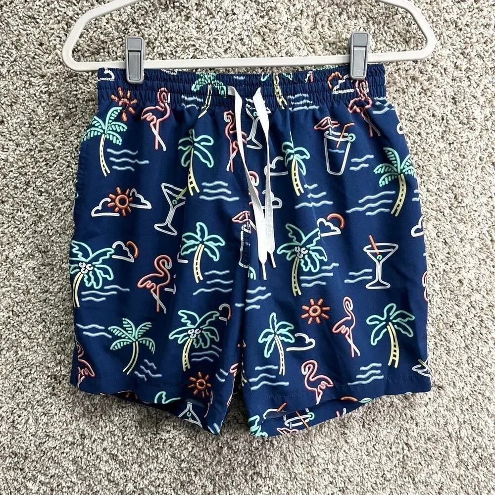 Chubbies Swim Trunks Men’s Medium‎ The Neon Lights 7”